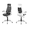 Monarch Specialties Office Chair, Adjustable Height, Swivel, Ergonomic, Armrests, Computer Desk, Work, Metal, White I 7269 - alternate 1